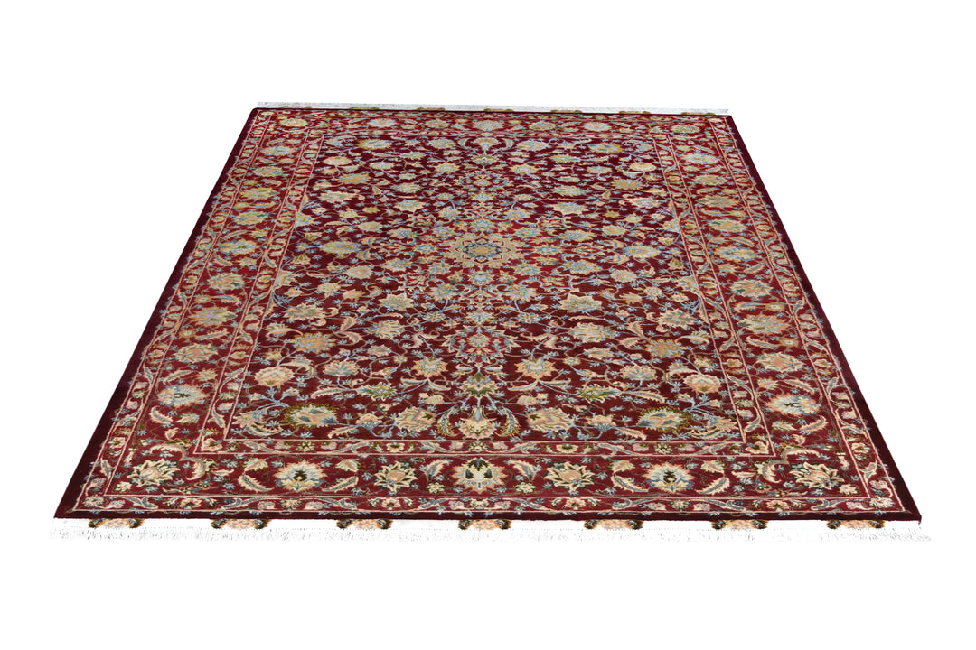 Tabriz Red Floral Rug