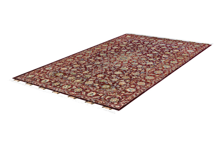 Tabriz Red Floral Rug