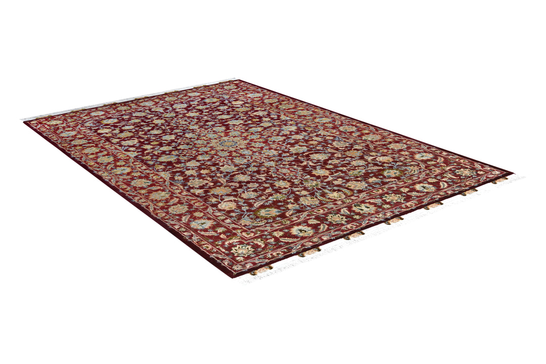 Tabriz Red Floral Rug