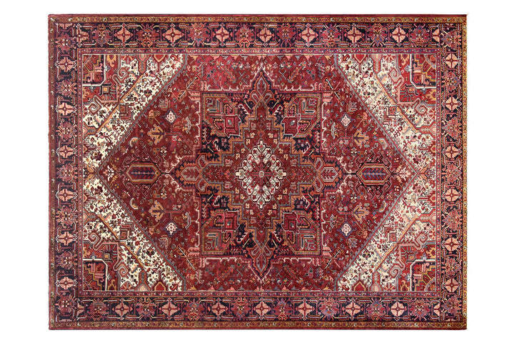 Persian Heriz Diamond Rug