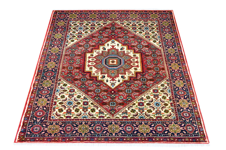 Bijar Medallion Light Rust Rug