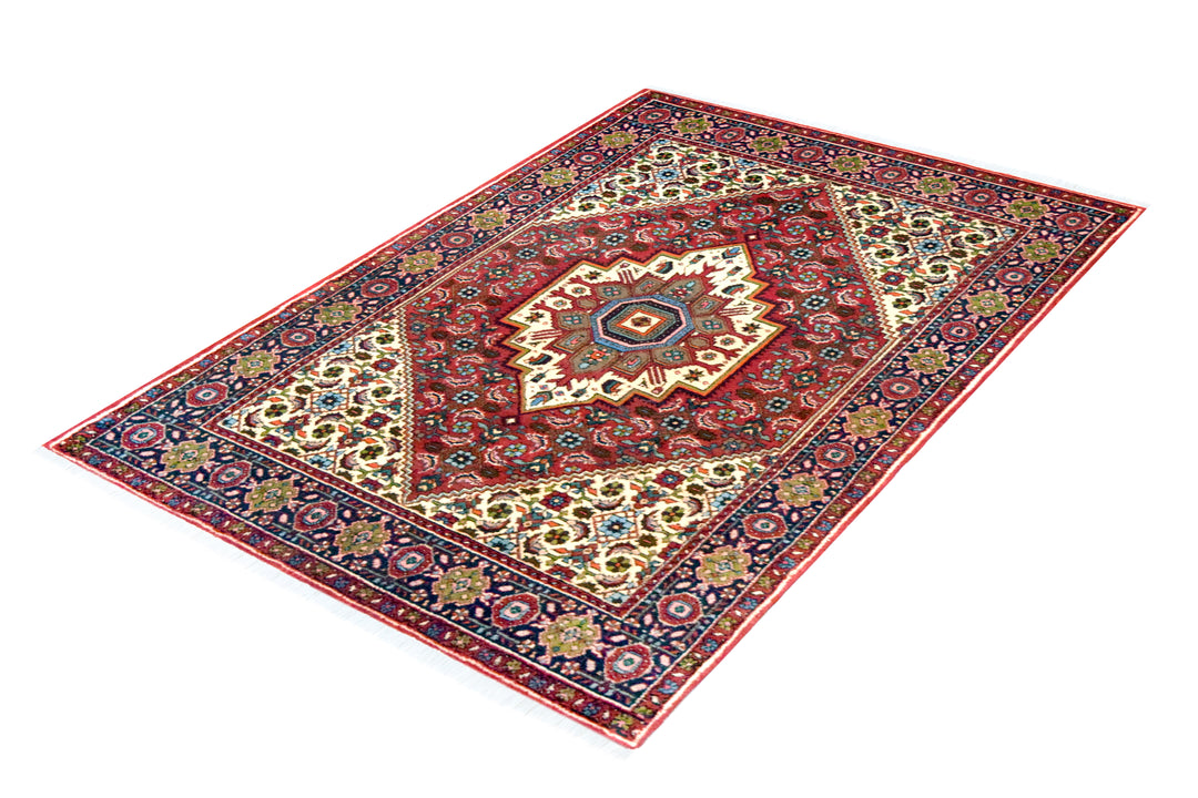 Bijar Medallion Light Rust Rug