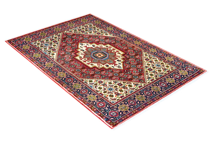 Bijar Medallion Light Rust Rug