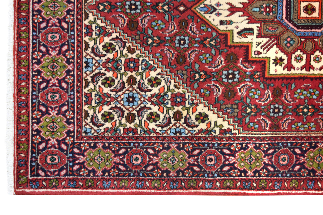 Bijar Medallion Light Rust Rug