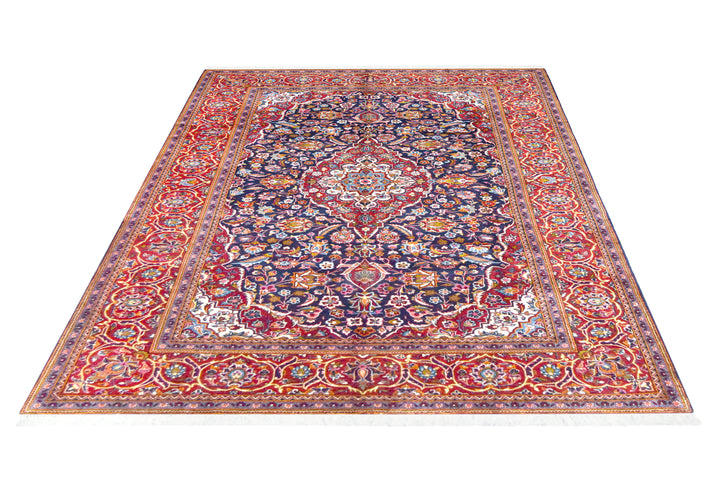 Kashan Shadsar Signed Medallion Rug