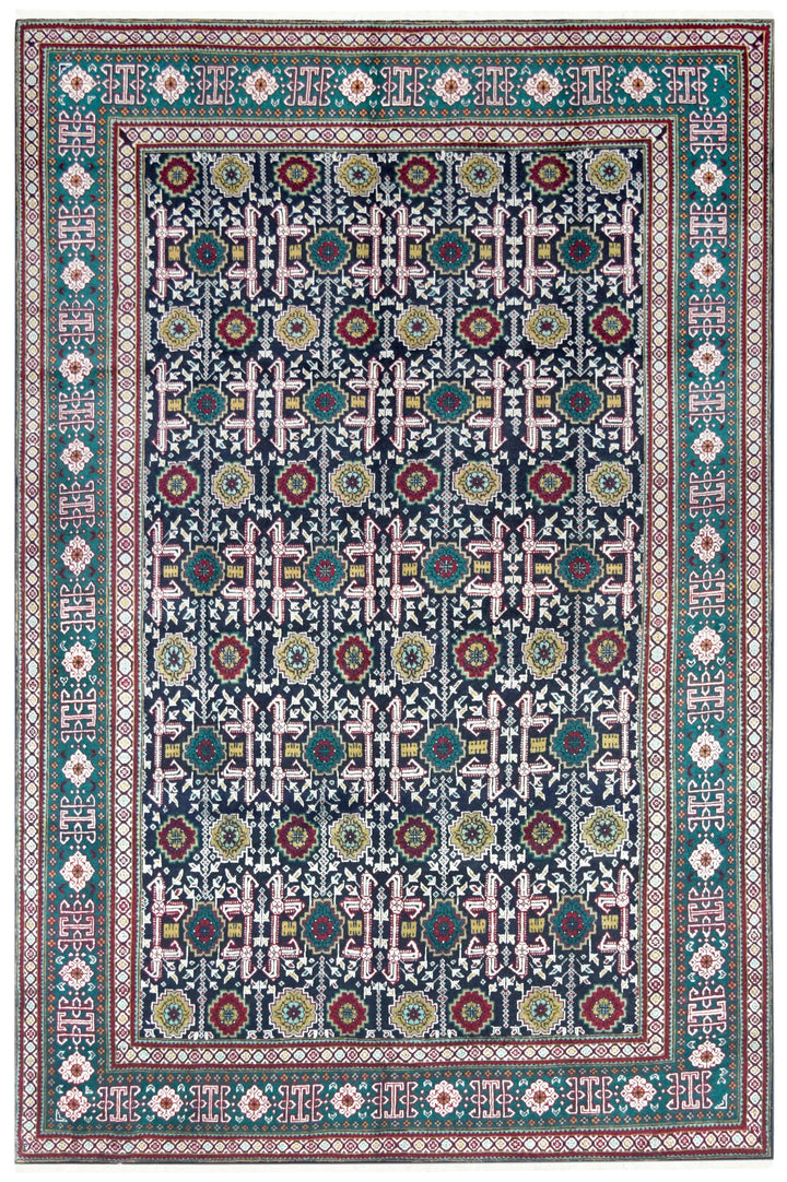 Tabriz Ghoba Green Rug