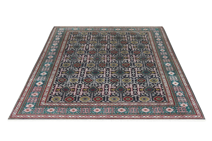 Tabriz Ghoba Green Rug