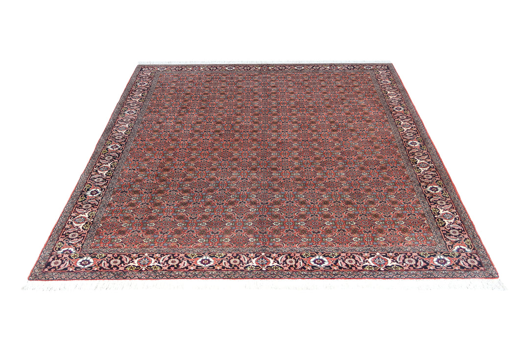 Bijar Herati Rust Rug