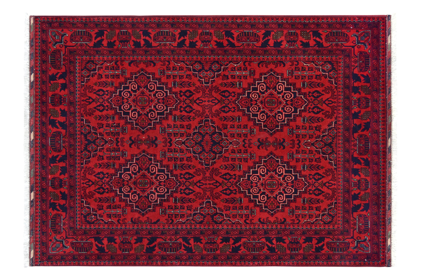 Khal Mohammadi Geometric Rouge Rug