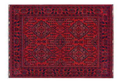 Khal Mohammadi Geometric Rouge Rug