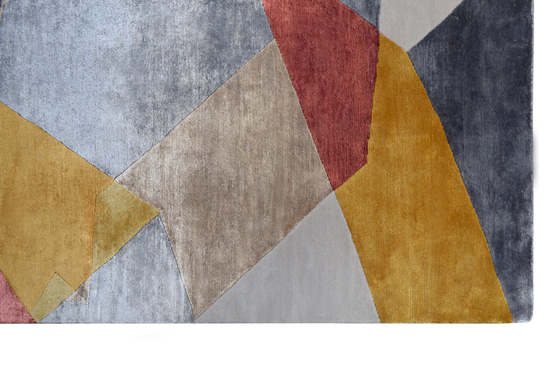 Angular Busy Pattern Rug Angular tide Nepali Rug – Tapis Rugs & Carpet