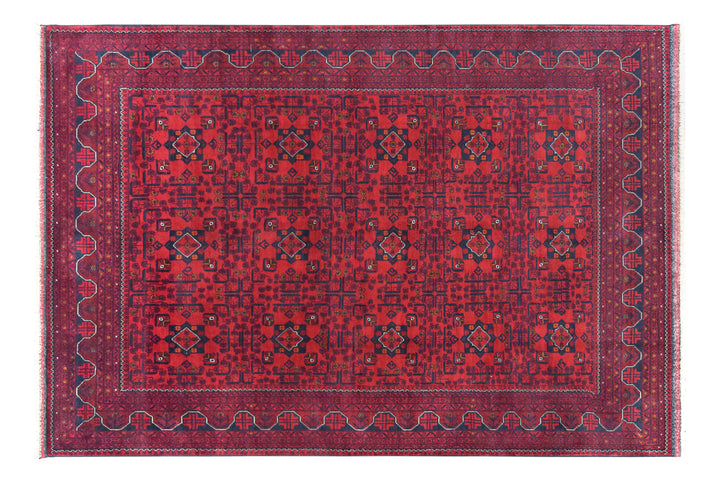 Khal Mohammadi Geometric Red Rug