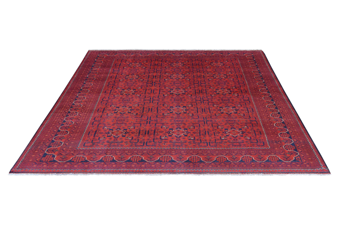 Khal Mohammadi Geometric Red Rug