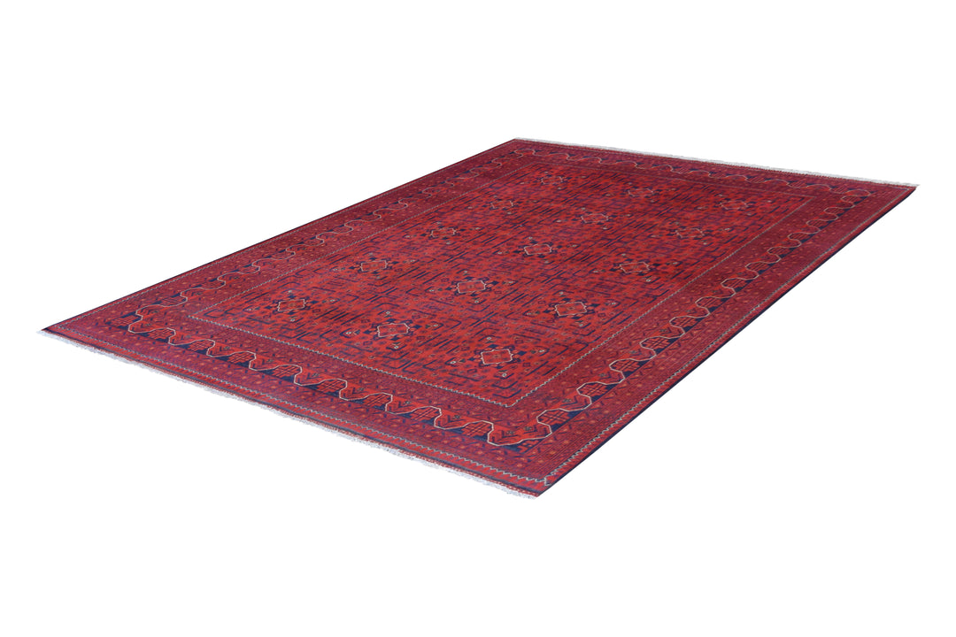 Khal Mohammadi Geometric Red Rug