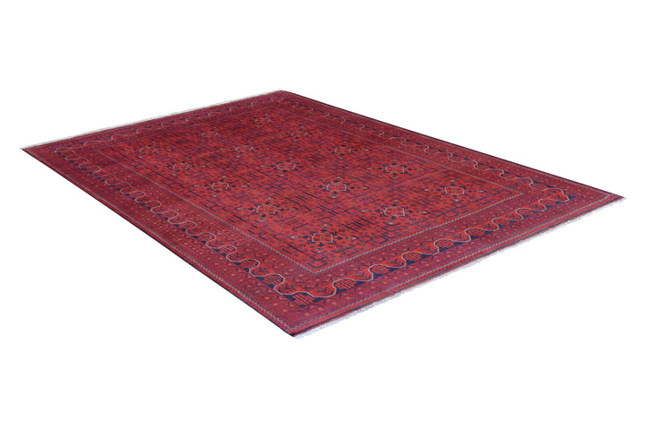 Khal Mohammadi Geometric Red Rug