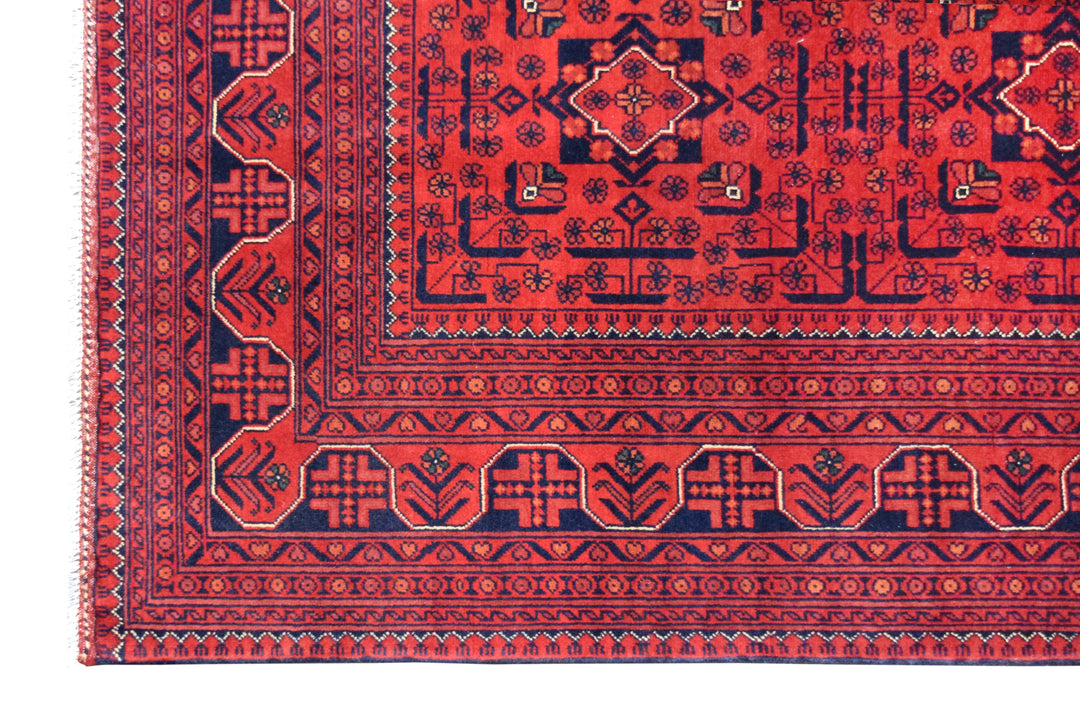 Khal Mohammadi Geometric Red Rug