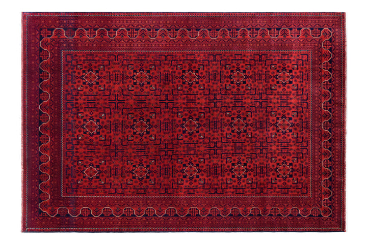 Khal Mohammadi Geometric Red Rug