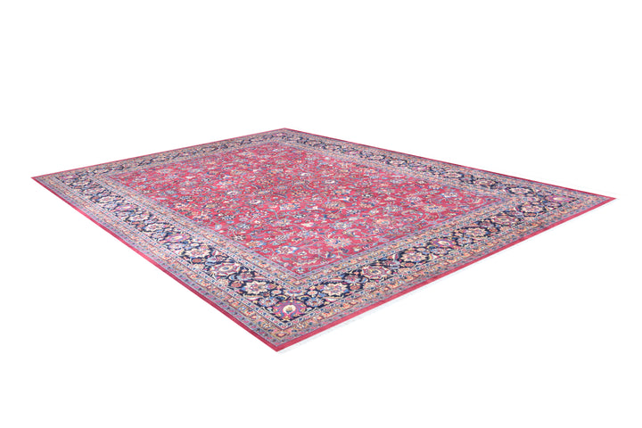 Mashad Floral Burgundy Rug