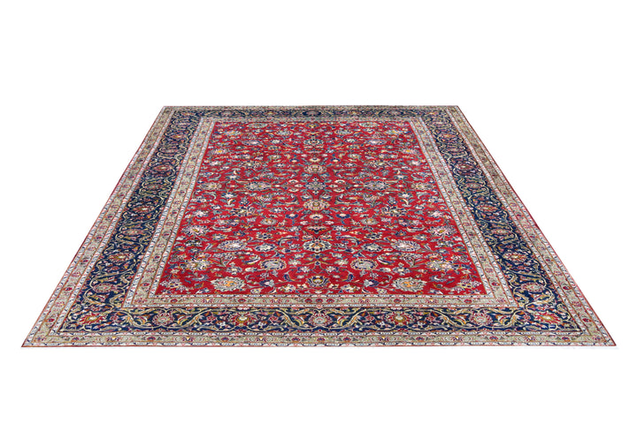 Kashan Allover Red Rug