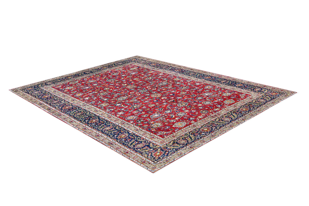 Kashan Allover Red Rug