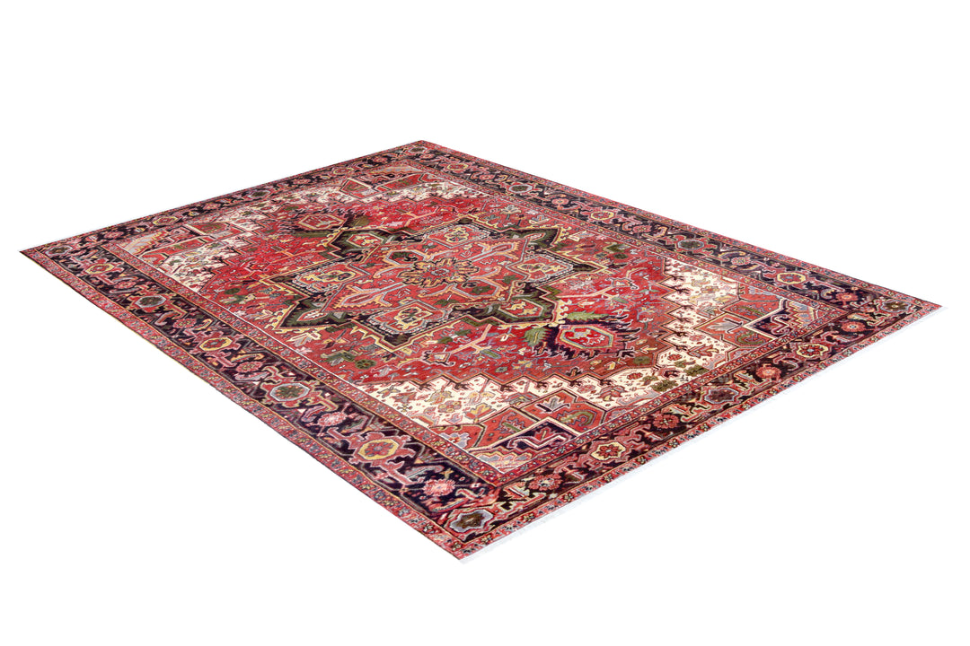 Persian Heriz Red/Olive Rug