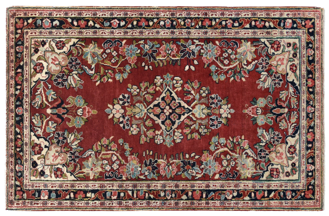 Hamedan Borchaloo medallion Rug