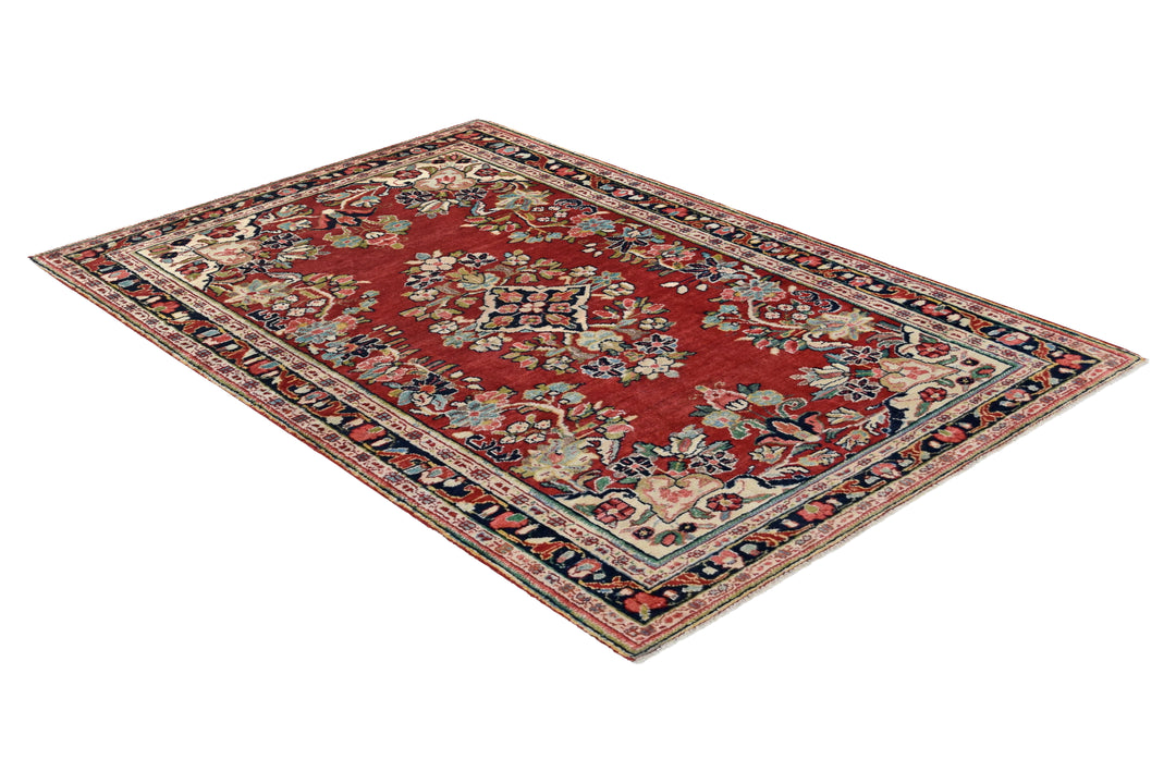 Hamedan Borchaloo medallion Rug