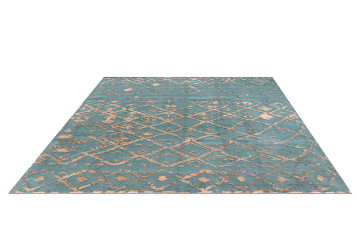 Persian Tabriz Modern Diamond Rug