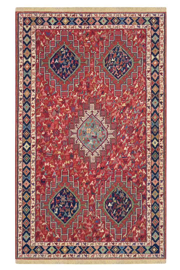Varni Killim Diamond Rug