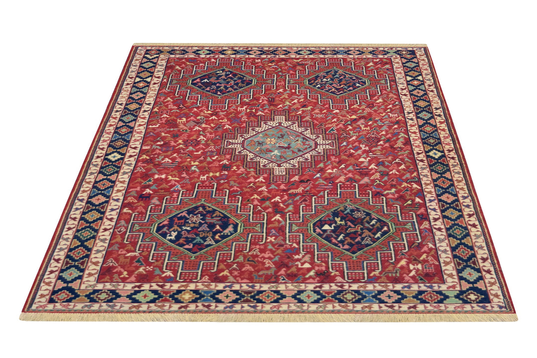 Varni Killim Diamond Rug