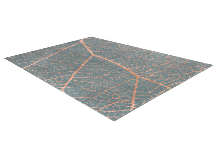 Persian Tabriz Coral Leaf Rug