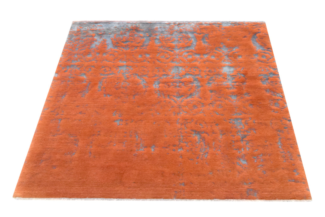 Persian Tabriz Erase Rust Rug