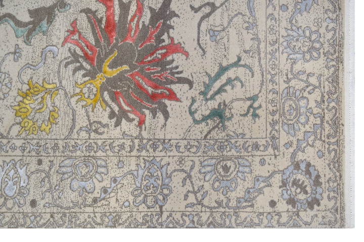Persian Tabriz Art Deco Rug