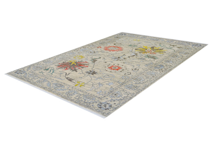 Persian Tabriz Art Deco Rug