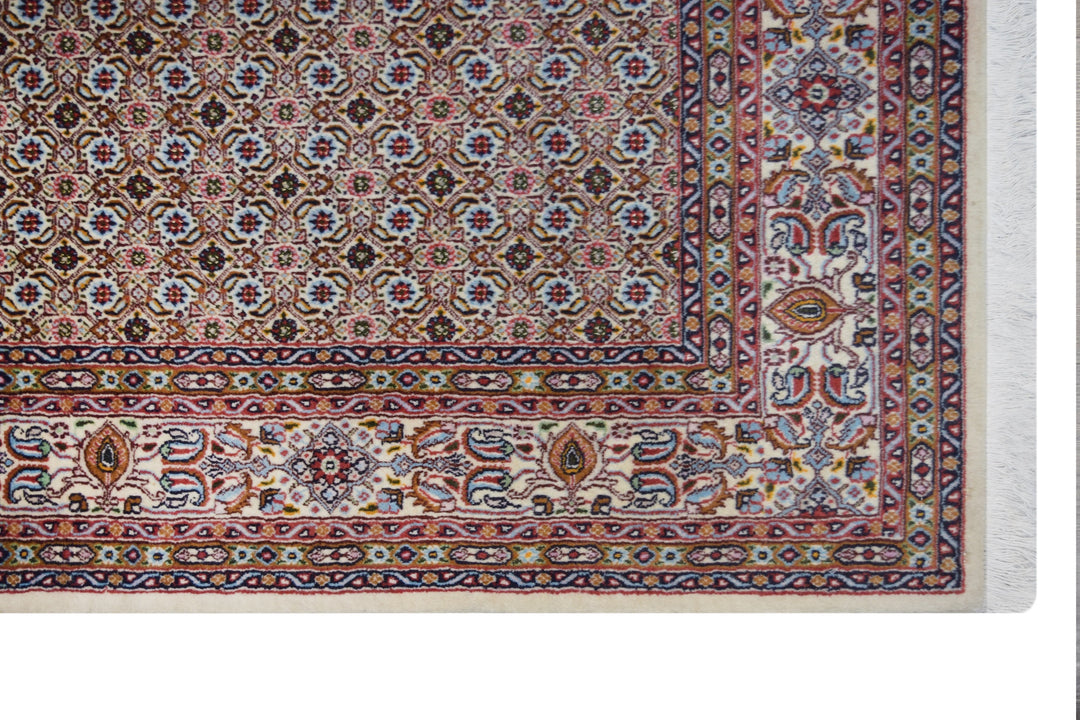 Persian Moud ivory Herati Rug