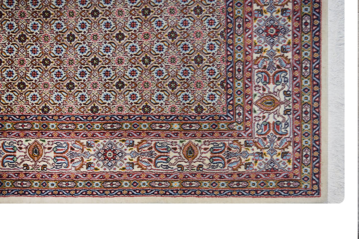 Persian Moud ivory Herati Rug