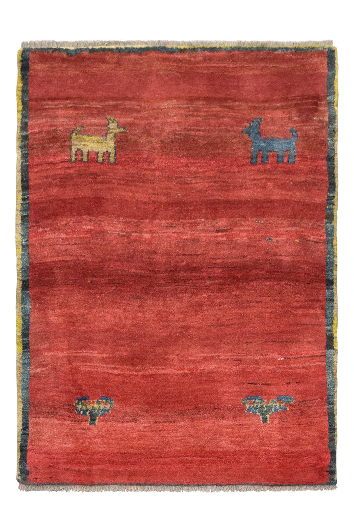 Kashkuli Gabbeh incarnadine Rug