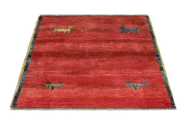 Kashkuli Gabbeh incarnadine Rug
