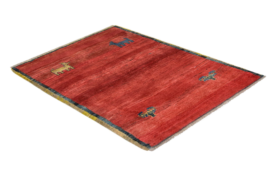 Kashkuli Gabbeh incarnadine Rug