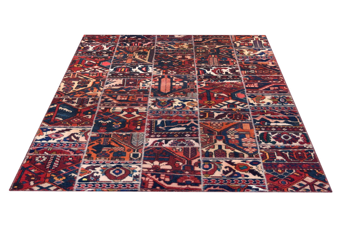 Persian Bakhtiari Patchwork Rug