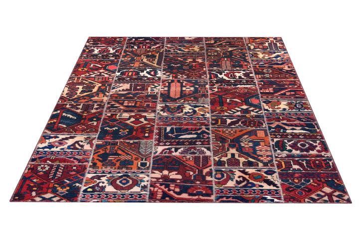Persian Bakhtiari Patchwork Rug