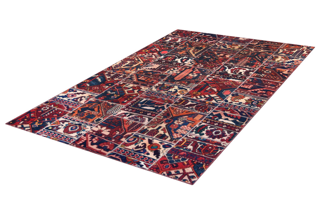 Persian Bakhtiari Patchwork Rug