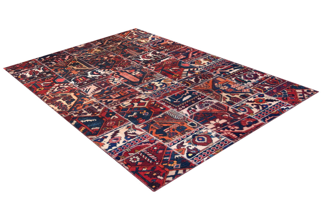 Persian Bakhtiari Patchwork Rug