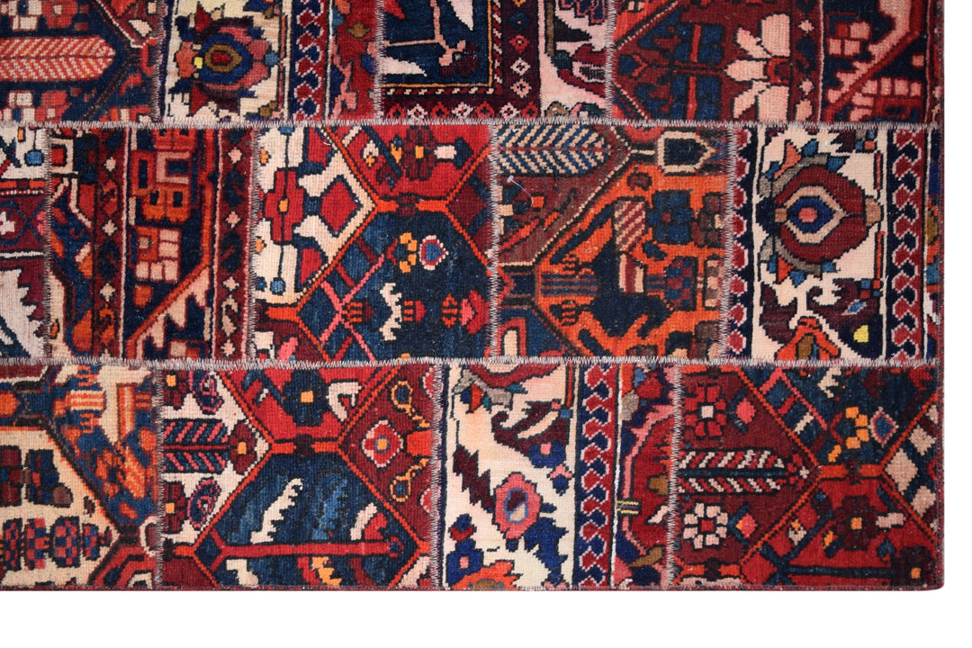 Persian Bakhtiari Patchwork Rug