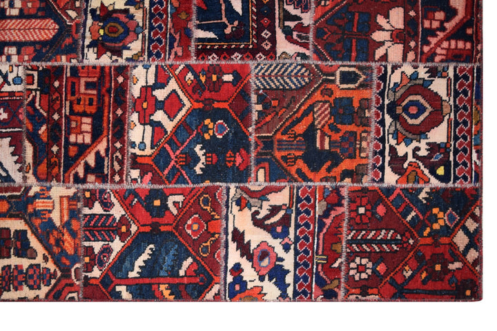Persian Bakhtiari Patchwork Rug