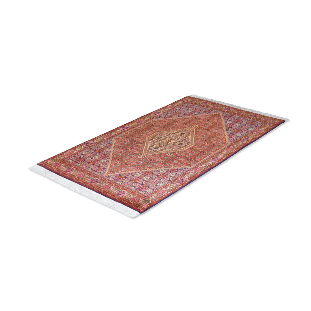 Bijar Diamond Red Rug