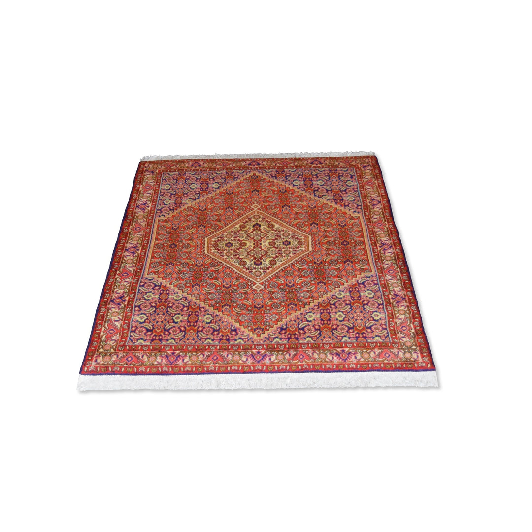 Bijar Diamond Red Rug