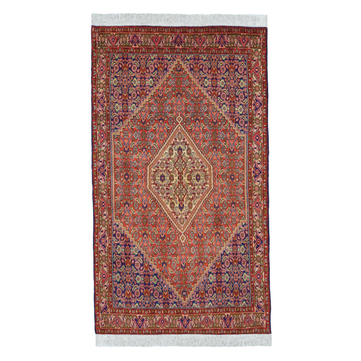 Bijar Diamond Red Rug