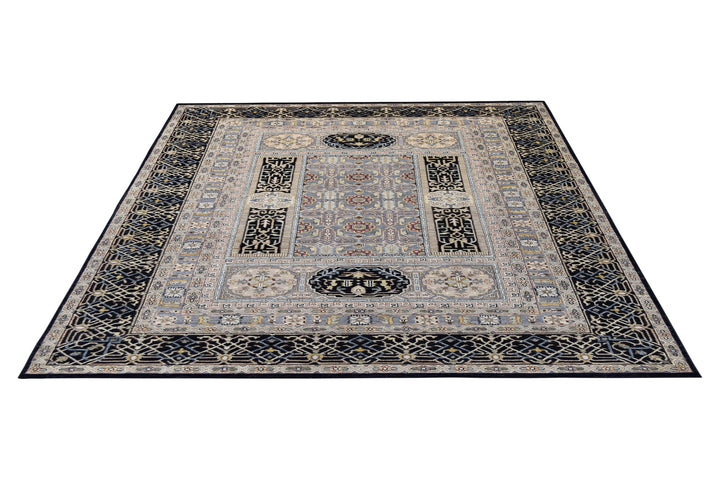 Mamluk Charcoal Linen Rug