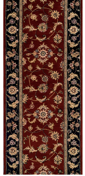 Tapis Wool &amp; Silk Traditional Stair Runner